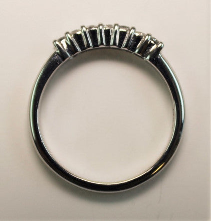 14K Diamond Wedding Band