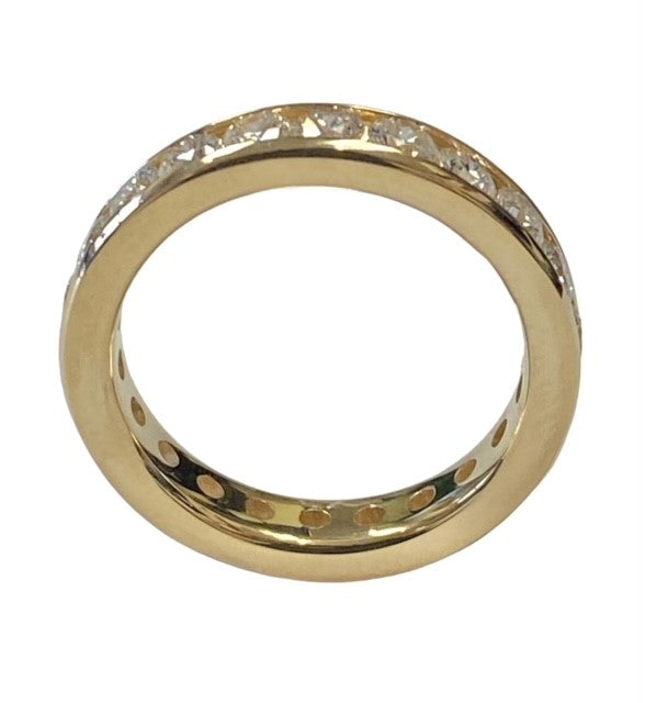 14K Yellow Gold Eternity Band