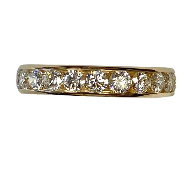 14K Yellow Gold Eternity Band