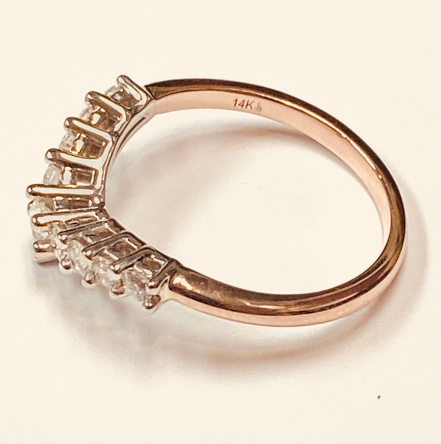 14K Rose & White Gold 1.35cttw Custom Diamond Ring