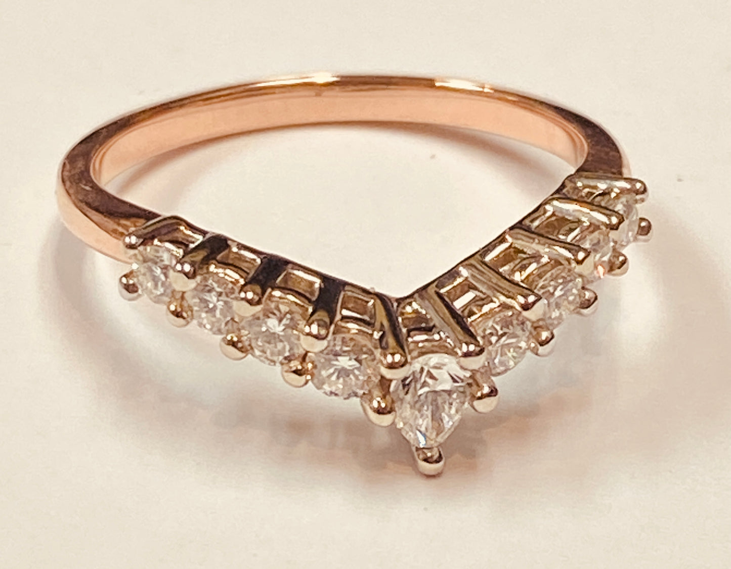 14K Rose & White Gold 1.35cttw Custom Diamond Ring