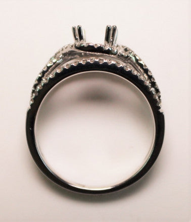 14K Semi-Mount Diamond Ring
