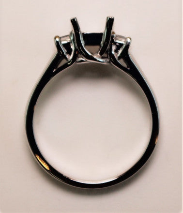 14K Semi-Mount Diamond Ring