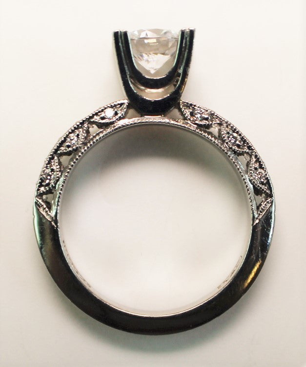 Platinum Semi-Mount Diamond Ring