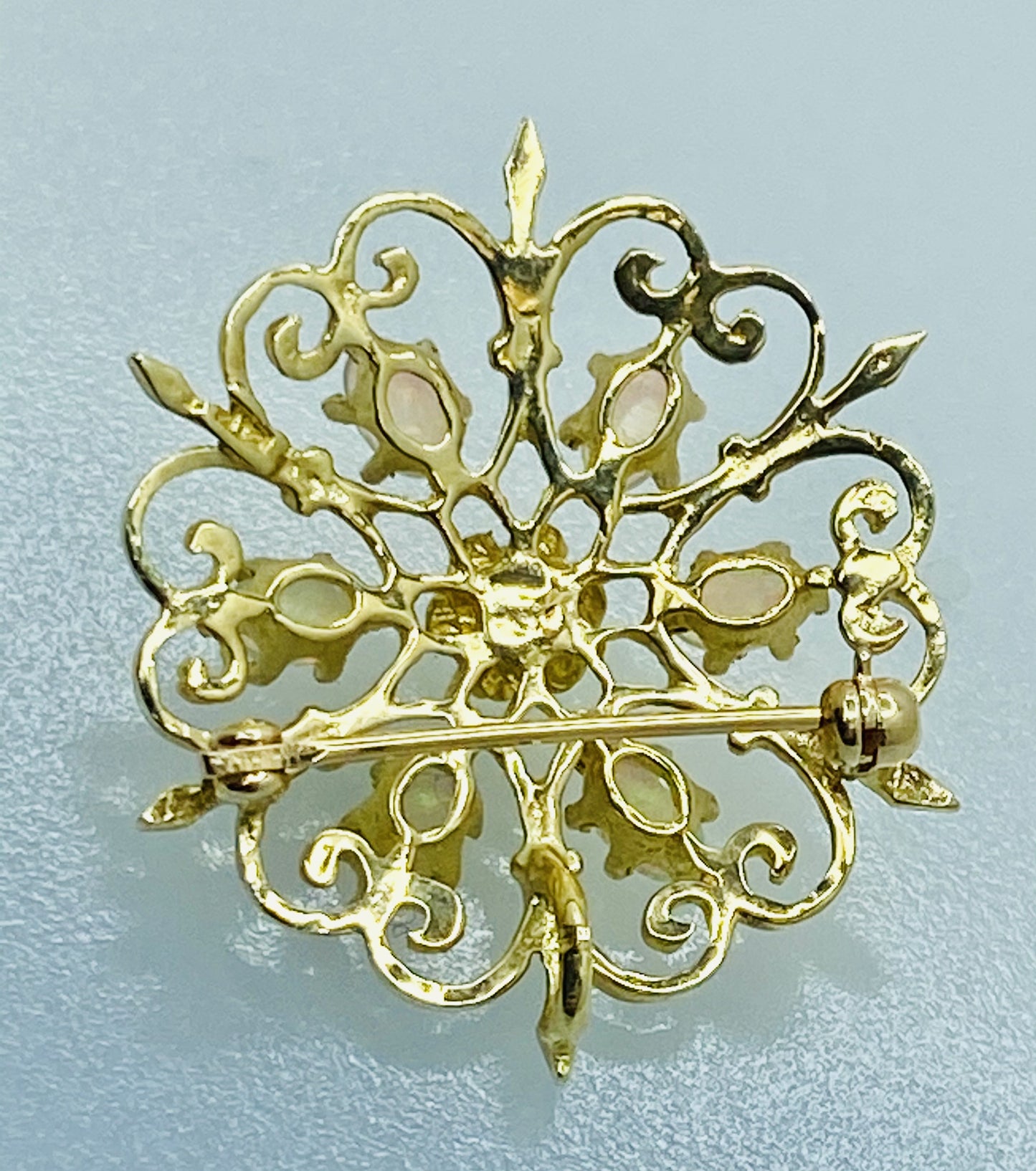 14K Opal VINTAGE Brooch/Pendant