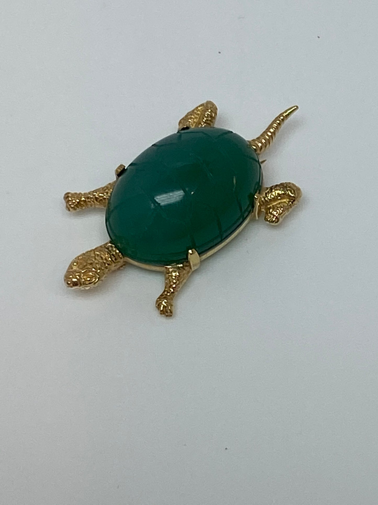 14K Turtle Brooch (Vintage)