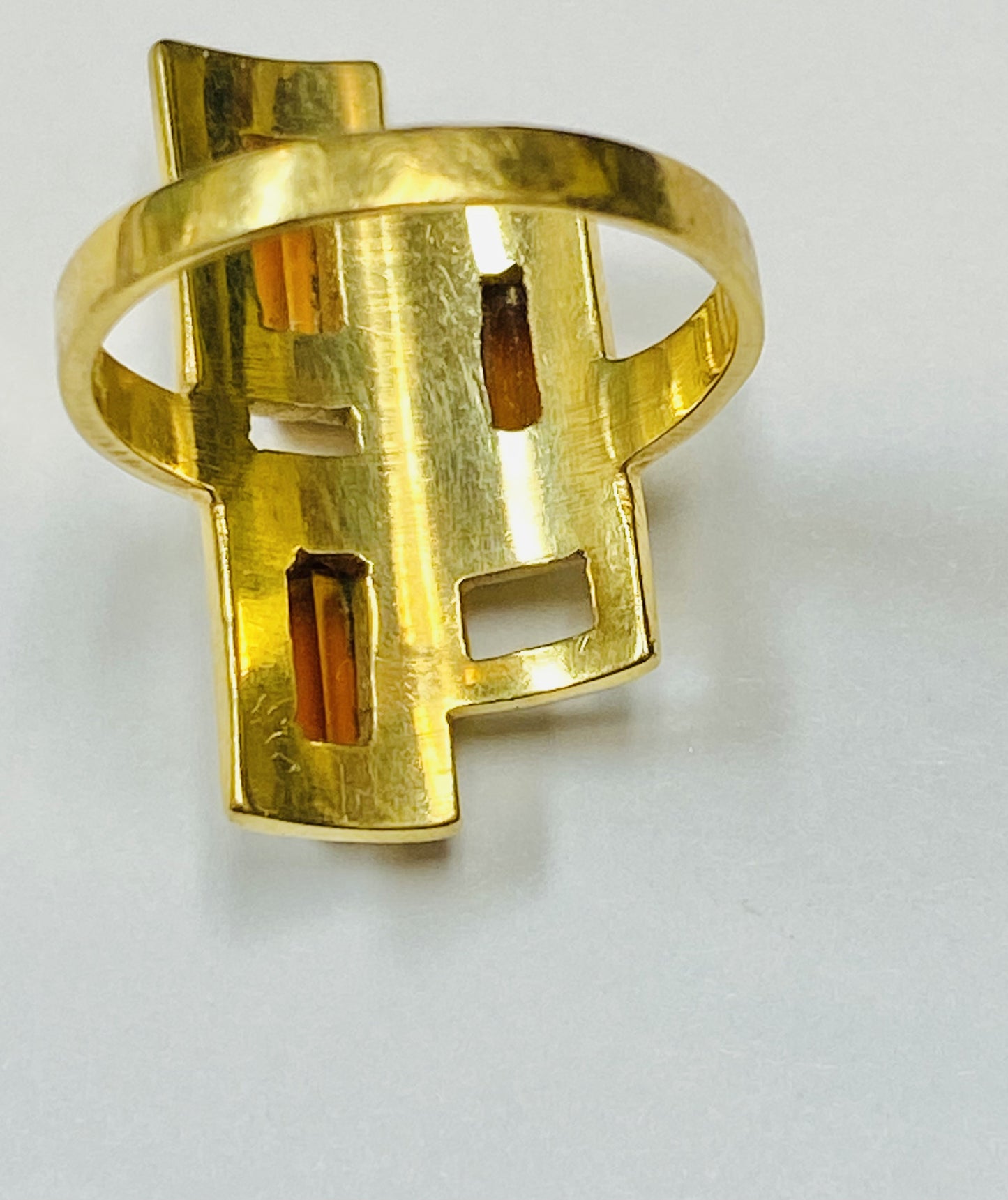 14K Sri Lankan Almondine Garnet Ring