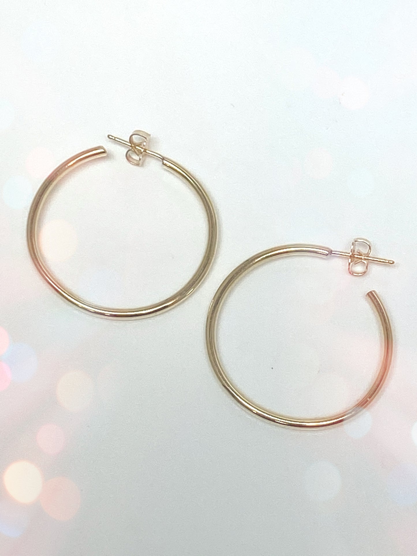 14K Gold Hoop Earring
