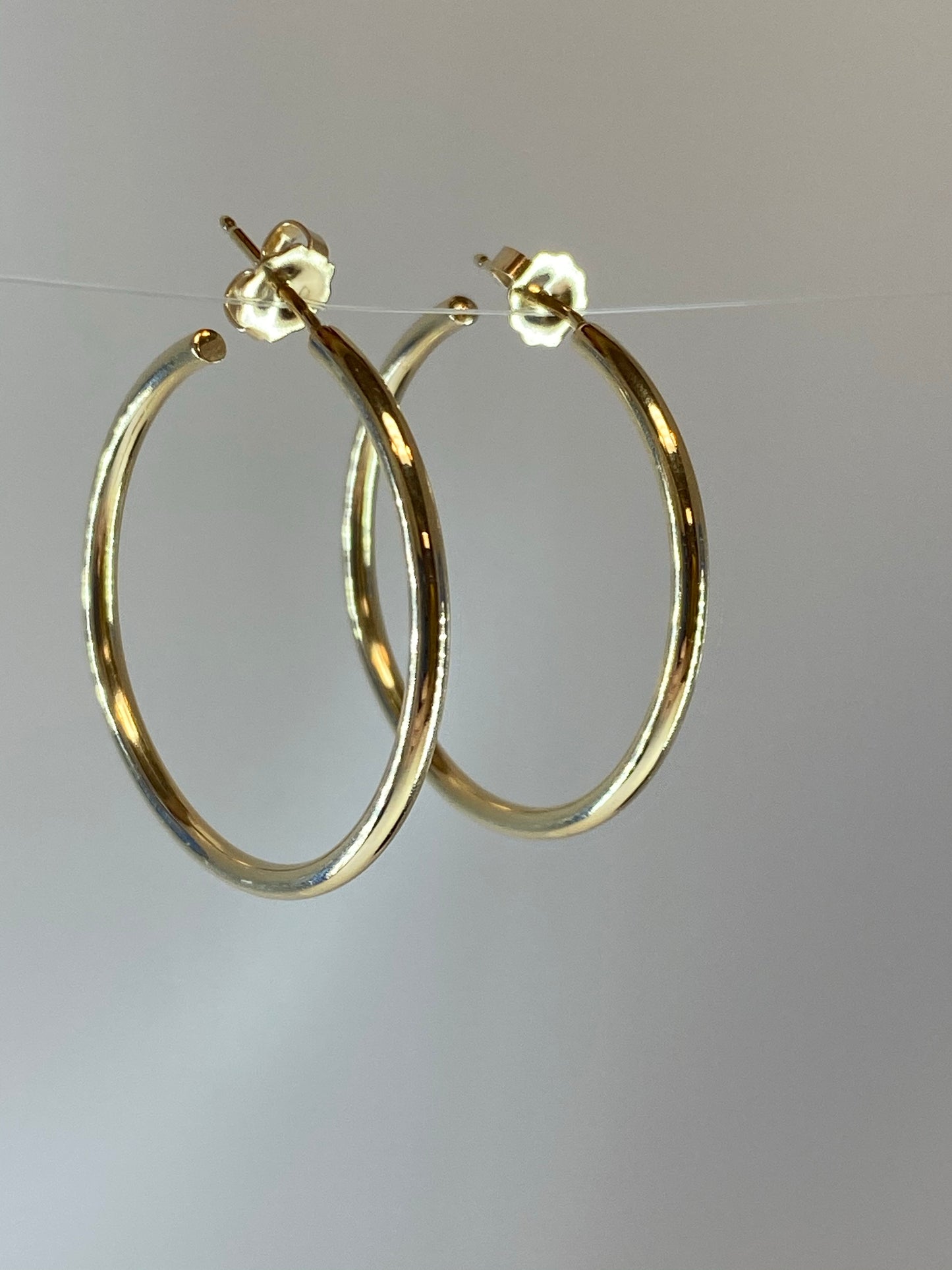 14K Gold Hoop Earring