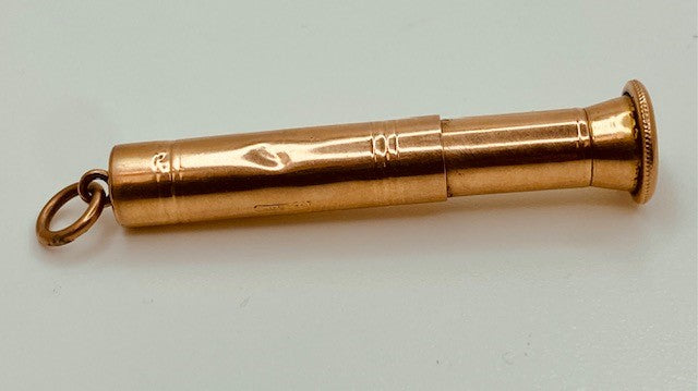 9K Rose Gold Art Deco Cigar Piercer