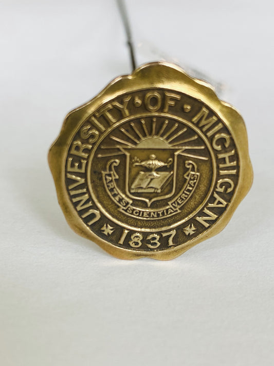 SOLD  1837 University of Michigan Hat Pin