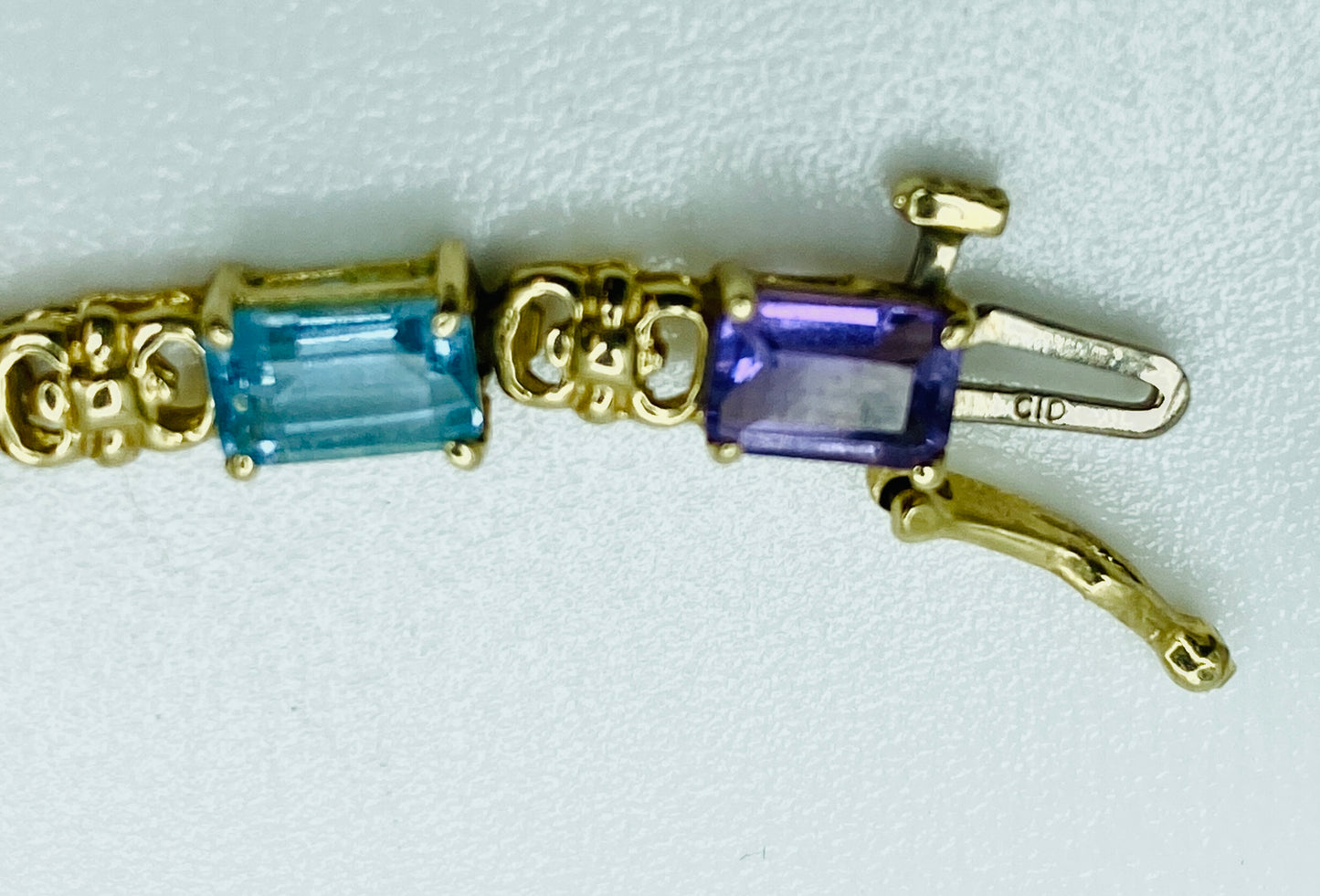 14K Multi-Color Gemstone Bracelet