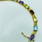 14K Multi-Color Gemstone Bracelet