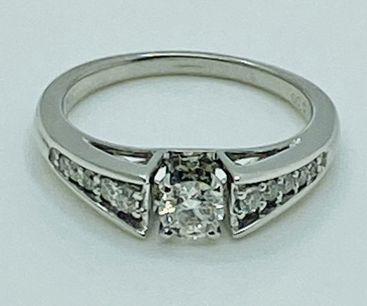 14K Diamond Ring