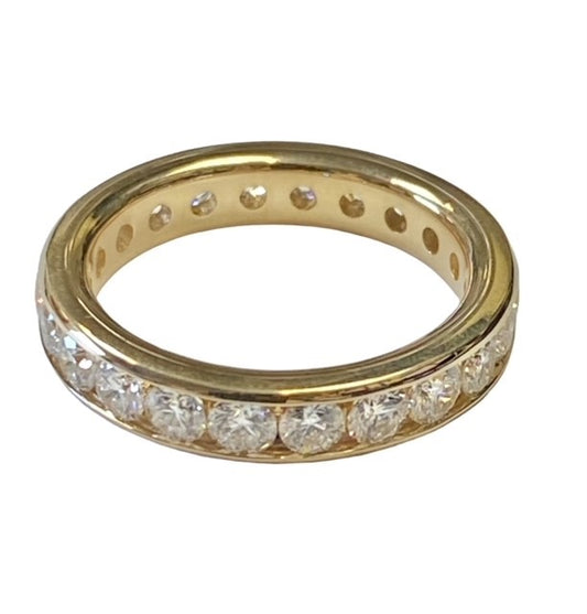 14K Yellow Gold Eternity Band