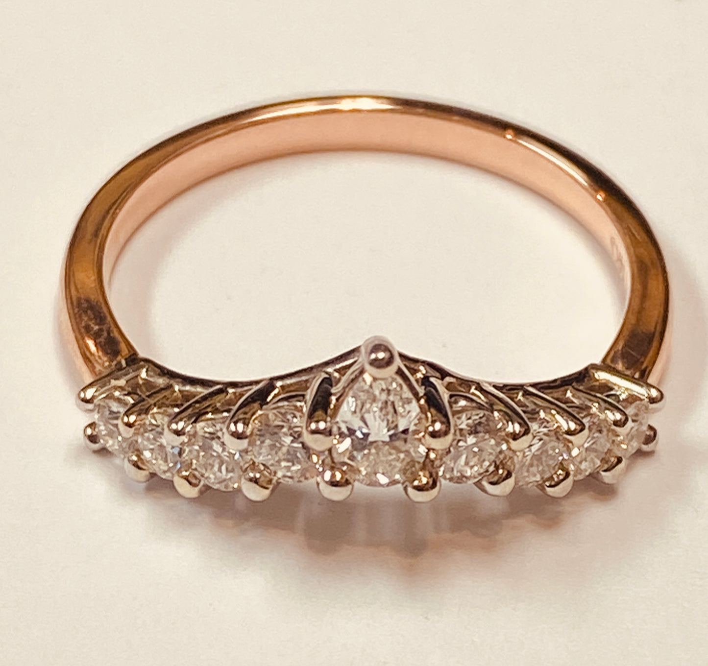 14K Rose & White Gold 1.35cttw Custom Diamond Ring