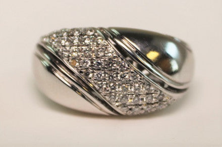 14K Diamond Statement Ring