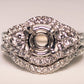 18K Semi-Mount Diamond Ring and Band SET