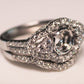 18K Semi-Mount Diamond Ring and Band SET