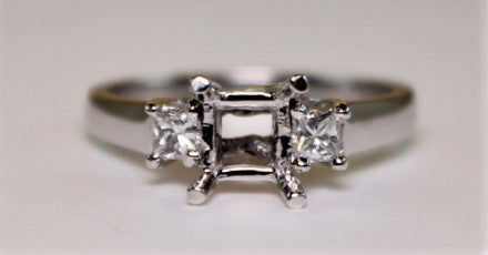 14K Semi-Mount Diamond Ring