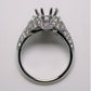 18K Semi-Mount Diamond Engagement Ring