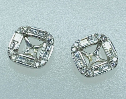 14K Diamond Earring Jackets