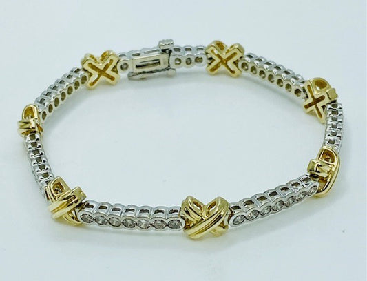 3.0cttw Diamond Line Bracelet