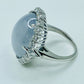 18K  Star Sapphire & Diamond Ring