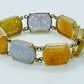 14K Carved Jadeite Dragon Bracelet