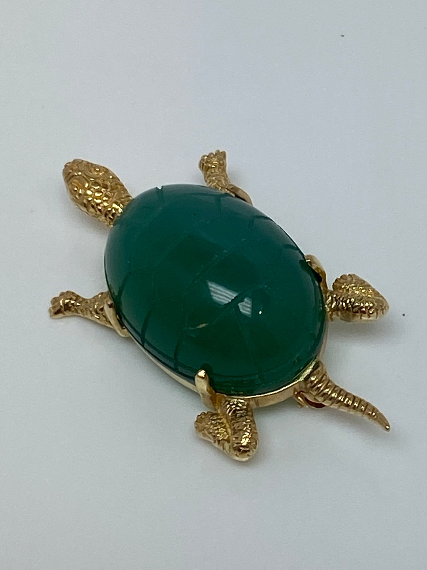 14K Turtle Brooch (Vintage)