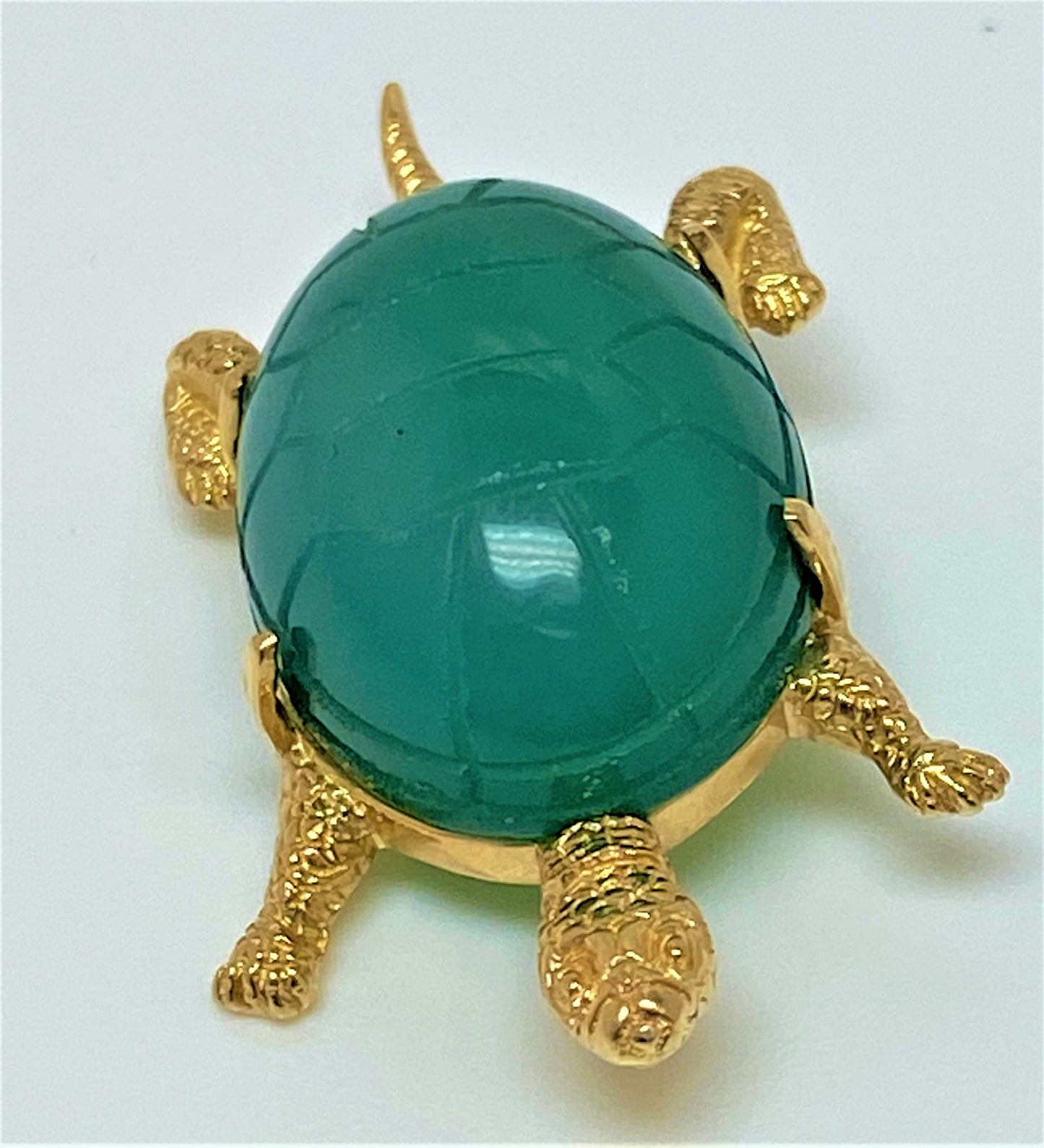 14K Turtle Brooch (Vintage)