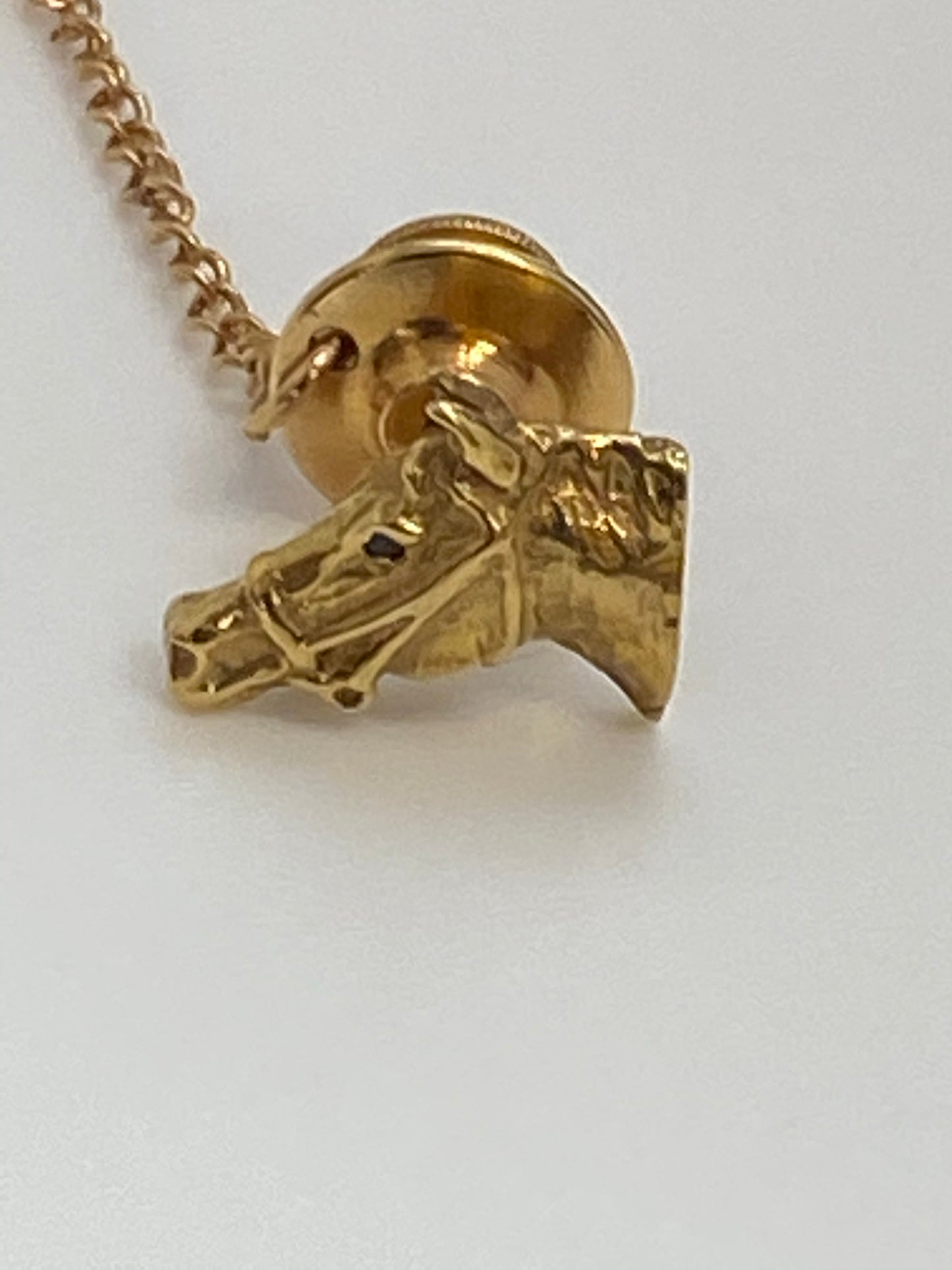 14K Horse Head Tie Tack