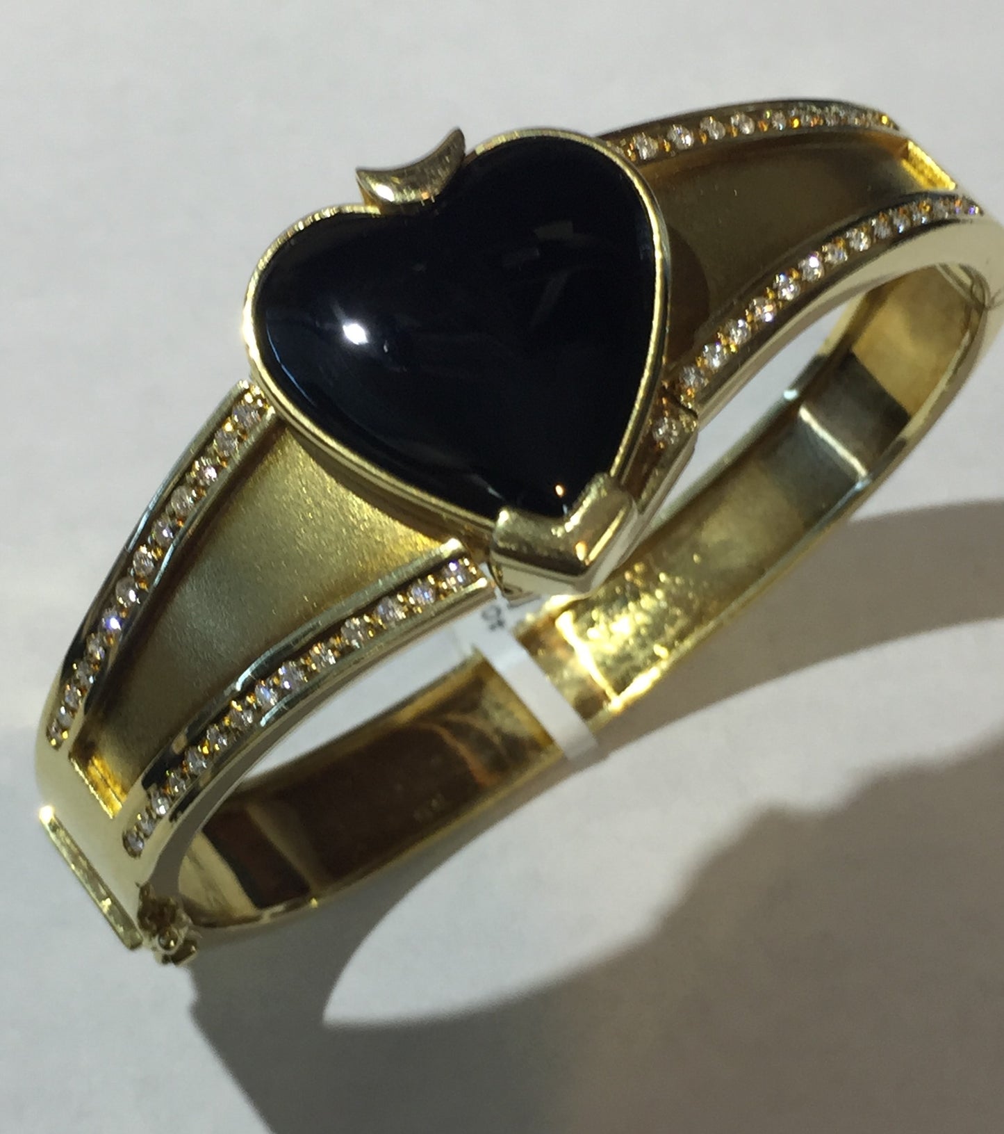 18K Black Onyx & Diamond Bracelet