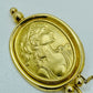 18K Italian Vintage Cameo Stick Pin