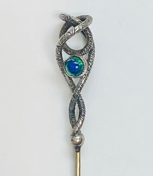 SOLD  Vintage EVIL EYE Hat Pin