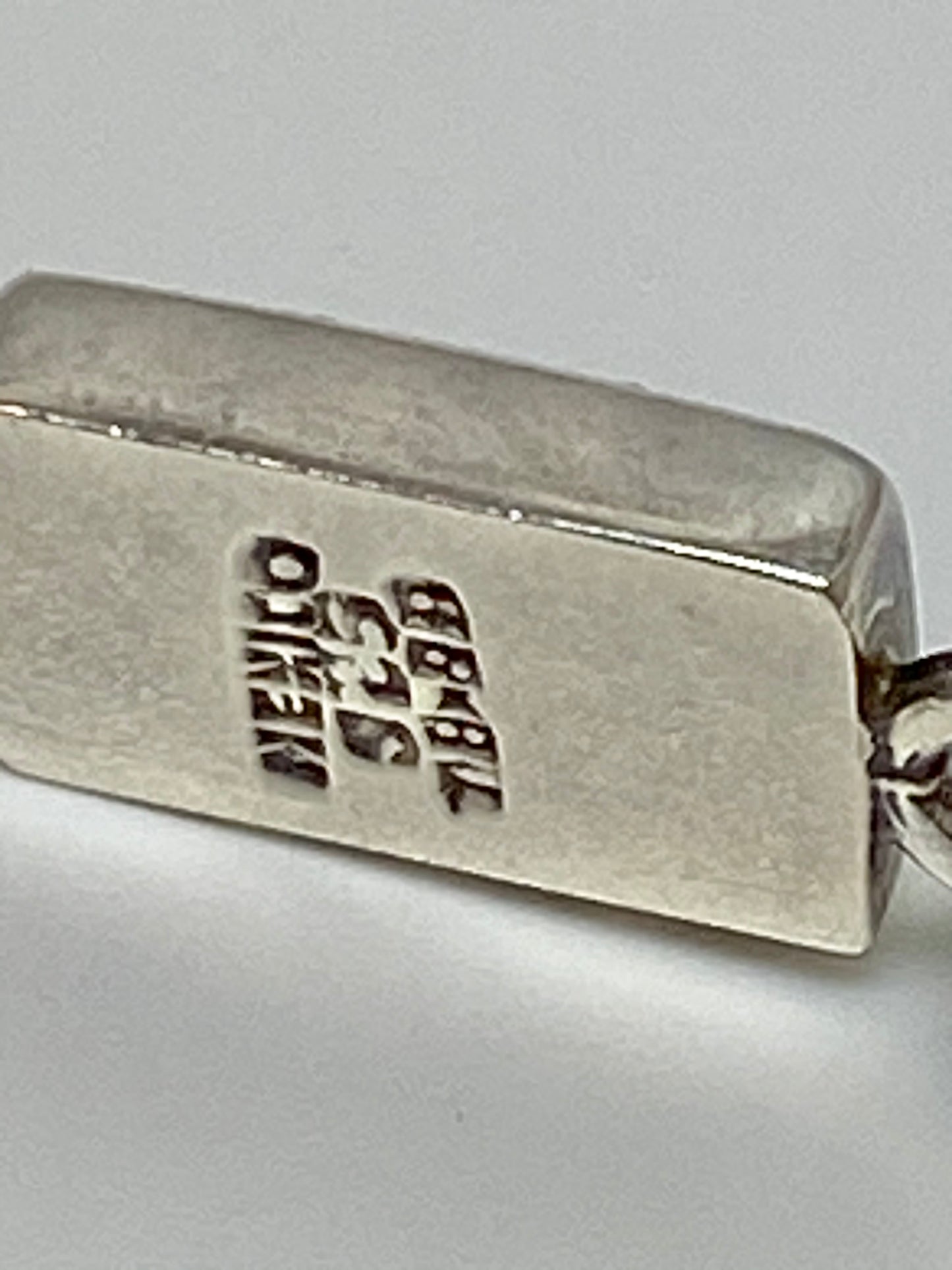 Sterling Silver and Enamel Bangle Bracelet