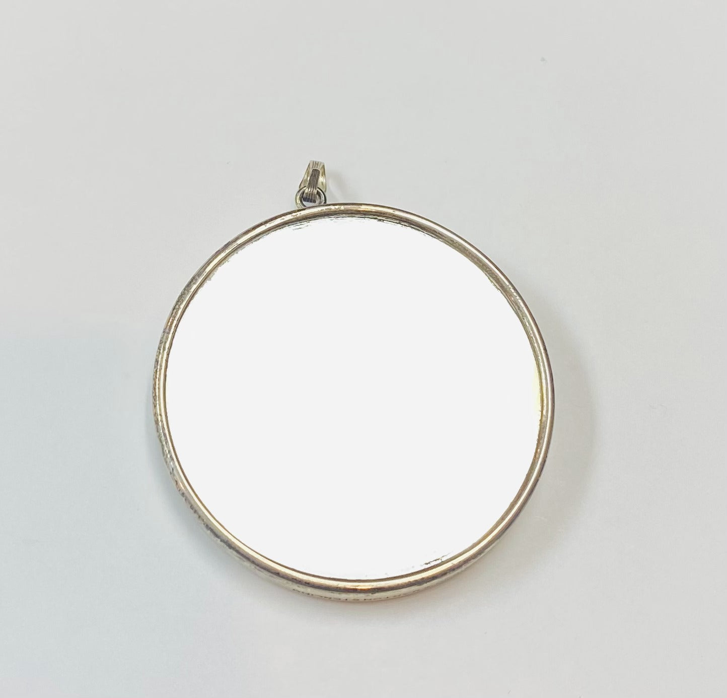 Sterling Silver Reed & Barton Ming Mirror Pendant