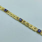 14K Amethyst Bracelet