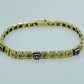 14K Amethyst Bracelet