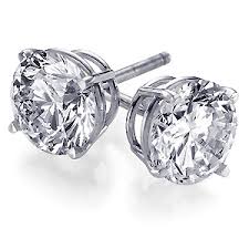 2.01cttw Diamond Stud Earrings